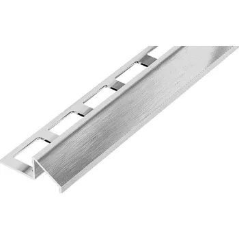 Stavební profil SP28 náběhová lišta TYP C ACARA, nerez V2A kartáč, 11 mm, 2,5 m, 0,8mm