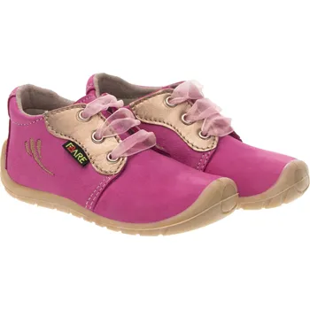 Dámská zdravotní obuv Fare bare celoroční 5012251 růžové se stuhou Velikost EU: 21, vnitřní délka: 138, vnitřní šířka: 61