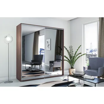 Šatní skříň Skřín šatní vysoká A1 čokoláda