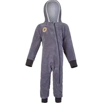 Dětský overall Little Angel Overal MAZLÍK BAMBUS lem Outlast® - tm.šedá-pruh Velikost oblečení: 98