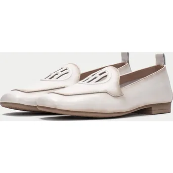 Dámské tenisky Dámská kožená mokasína HV221737-0201 Hispanitas smetanová Barva: smetana, Velikost: 40