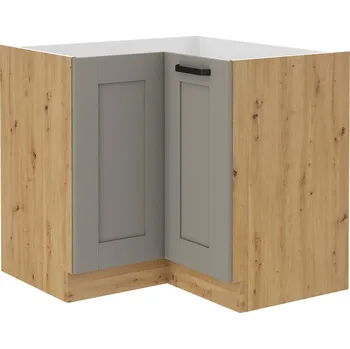 Kuchyňská linka Spodní skříňka rohová LUNA artisan/claygrey MDF 90 x 90 ND 2F BB