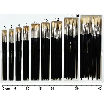 Umělecký štětec MFP MFP, 5140, školní štětec plochý, 1 ks Velikost: 0