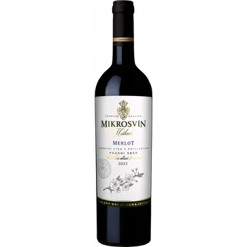 Víno Merlot, pozdní sběr, "Flower Line", Mikrosvín