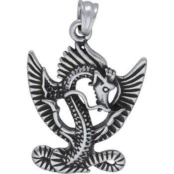Přívěsek Doria Přívěsek DRAK z oceli stříbrný F376