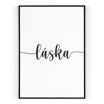 Plakát Plakát / Obraz Emoce 30 x 40 cm Tiskové plátno