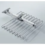 Wireli Výsuvný věšák na kalhoty / Lesklý chróm 9 ramen