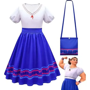 Karnevalový kostým Dětský kostým Louisy, Encanto Varianta: šaty s kabelou, Velikost: 110/4T