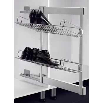 Kuchyňská skříňka Wireli Výsuvný botník, 2 police s tlumením Pravý 400 mm