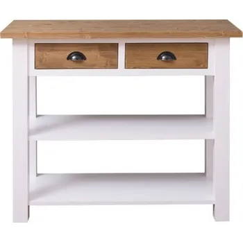 Jídelní stůl Konzolový stůl Dusty 141 - bílá/hnědá