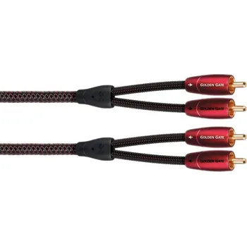 Audio kabel AudioQuest Golden Gate 2x RCA - 2x RCA Délka /m: 1,5