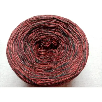 Příze Melír Čarodějka 3-nitka 1000m s lurexem (Melírované klubko Čarodějka)