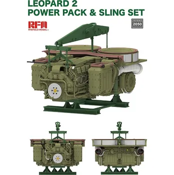 Plastikový model Ryefield model 1/35 Leopard 2 Power pack & Sling set