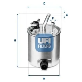 Autodíl Palivový filtr UFI 55.582.00