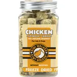 Pochoutka mrazem sušené kuře, špenát, mrkev 65g KIWI WALKER