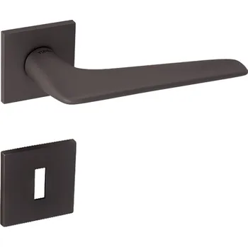 Dveřní kování MP KOVÁNÍ TI - OPTIMAL - HR 4164 5S Provedení: KL/KL. na rozetách (bez spodní rozety), Povrch: TITAN