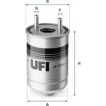 Palivový filtr Palivový filtr UFI 24.113.00