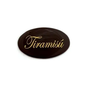Cukrovinka Čokoládová dekorace - TIRAMISU /hořká čokoláda