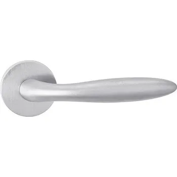 Dveřní kování Frascio Rozetová klika NICOL / Matný Chrom Rozeta na obyčejný klíč /BB/