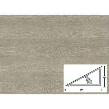 Kuchyňská pracovní deska Pfleiderer Těsnící lišta WAP 112 Wenge stříbrné 2100 mm