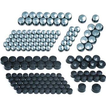 Ozdobné krytky/čepičky šroubu Varianta: 4, Barva: chrom