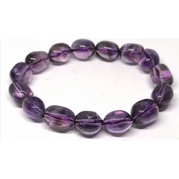 Náramek Ametystový, luxusní náramek oválky