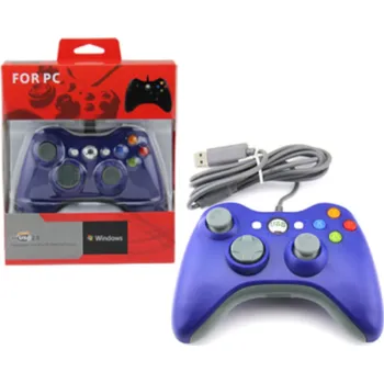 USB kabelový ovladač pro PC - modrý