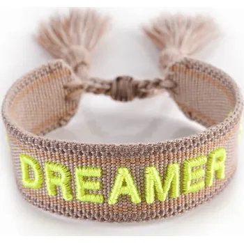 Náramek HNĚDÝ PLETENÝ NÁRAMEK HICHIC Dreamer