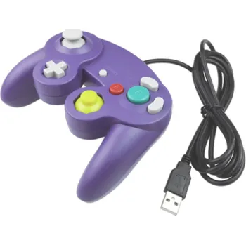 USB Gamecube kabelový ovladač pro PC - fialový
