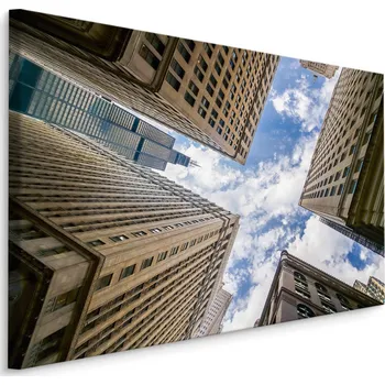 Obraz MyBestHome BOX Plátno Chicago Mrakodrapy Varianta: 30x20
