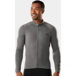 TREK Dres zateplený, dlouhý rukáv Circuit Thermal Long Sleeve Cycling Jersey - šedý L