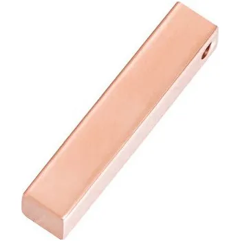 Přívěsek Šperky4U Zlacený ocelový přívěšek - hranolek - OK1458-RD