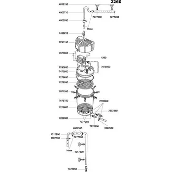 EHEIM horní mřížka PRO 2250, 2260 (7276550)