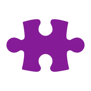 Samolepící dekorace Puzzle 001 dílek (14 - fialová) SAMOLEPKA NA AUTO, NÁLEPKA, FÓLIE, POLEP, TUNING, VLASTNÍ TEXT, TISK, AUTOSAMOLEPKY.cz, POLEPY, OBRÁZEK, LOGO, 3D STICKERS