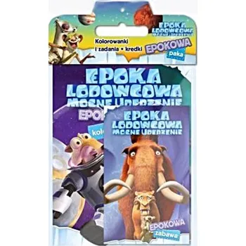 První čtění Epoka Lodowcowa Mocne uderzenie. Epokowa paka. Kolorowanka + kredki - Praca zbiorowa