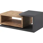 Helvetia Meble Bota 97 120 x 48 x 60 cm antracit/dub ribbec