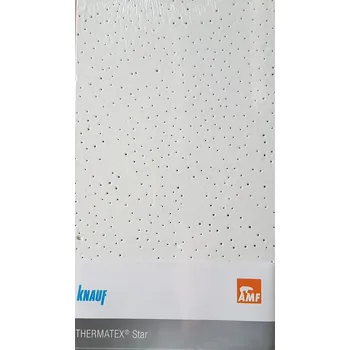 Stavební deska Knauf Ceiling Solution Minerální podhled AMF Star Board 600x600x15mm /balení 5,04m2/ Tloušťka: 15mm, Prodejní jednotka: balení