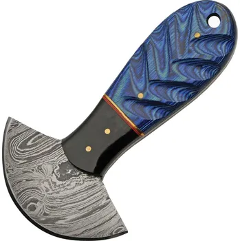 lovecký nůž Damascus Cutter Blue Colorwood