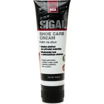 Tkaničky do bot Siga Krém na obuv černý