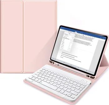 Pouzdro na tablet Tech-Protect SC Pen + klávesnice pro Apple iPad Pro 11 2020/2021 růžové