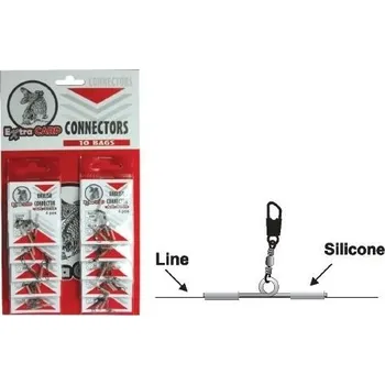 Extra Carp Konektor na anglický splávek 9159 - 4ks