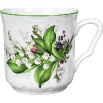 Český porcelán, Dubí Porcelánový hrnek KONVALINKY - 270ml