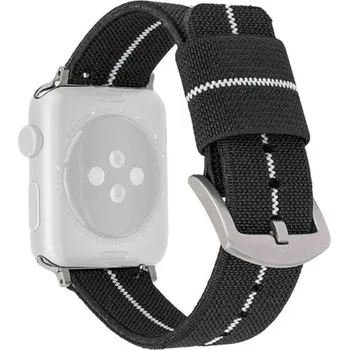 Řemínek na hodinky Nylonový řemínek Ricardo (pro Apple Watch 38/40/41mm), černý V1