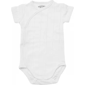 Lodger Romper Fold Over Solid White