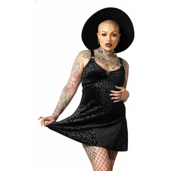 Dámské šaty šaty dámské KILLSTAR - Cool Cat - Black - L