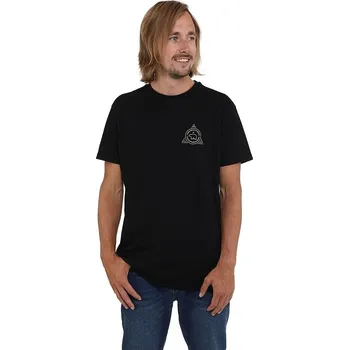 Pánské tričko tričko Horsefeathers Grizzly Triangle - Black S