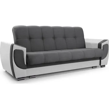 Sedací souprava Rozkládací pohovka DELUXIA šedá / bílá