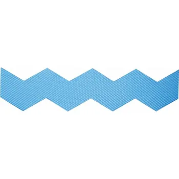 Dětská zábrana PĚNOVÁ OCHRANA STĚN ZIG ZAG MODRÁ 50