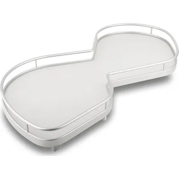 KES 047919 LeMans II, rohové police, Arena Classic, 400mm, levé - šedá/stříbrná (KES 047919 LeMans II, rohové police, Arena Classic, 400mm, levé - šedá/stříbrná)