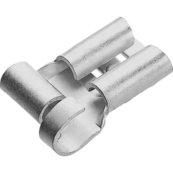 kabelová chránička CIMCO Neizolovaný mosazný konektor 1,5-2,5/6,3x0,8 mm (100 ks) 181222